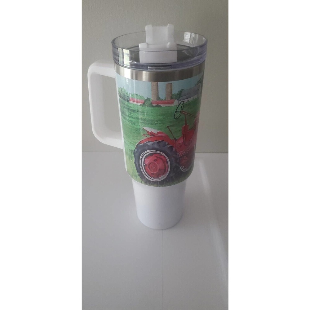 40 Ounce Tumbler Farmall B Tractor Stainless Steel
